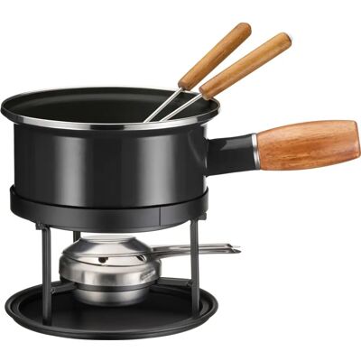 Ensemble de fondue au fromage MÄSER noir pour 2 Ensemble de fondue au fromage MÄSER noir pour 2