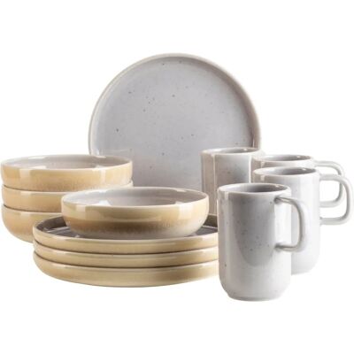 Service de vaisselle en céramique Candy Lilas 12 pièces - Set de repas Service de vaisselle en céramique Candy Lilas 12 pièces - Set de repas
