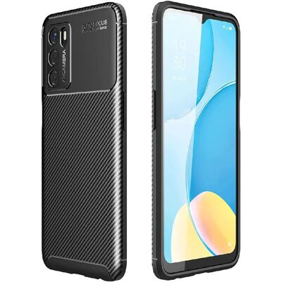 Xeptio - Oppo A16/A16S - Fibre de carbone - Étui téléphone - Publicité Xeptio - Oppo A16/A16S - Fibre de carbone - Étui téléphone - Publicité