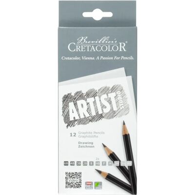 Cretacolor Grafitpennor Set - 6B-4H - Ritning & Anteckningar Cretacolor Grafitpennor Set - 6B-4H - Ritning & Anteckningar