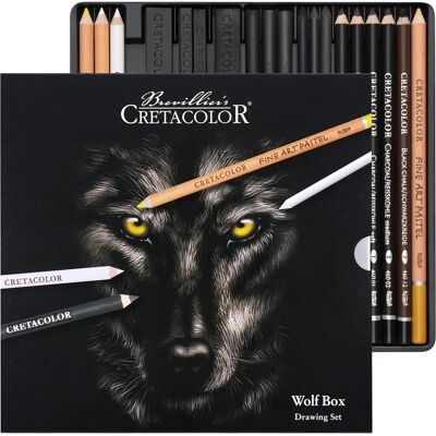 Set de Charbon Wolf de Brevillier's CRETACOLOR - Kit de Dessin Set de Charbon Wolf de Brevillier's CRETACOLOR - Kit de Dessin