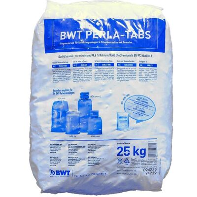 BWT Perla Tabs Salz 25kg - Salztabletten für Wasserenthärtung BWT Perla Tabs Salz 25kg - Salztabletten für Wasserenthärtung
