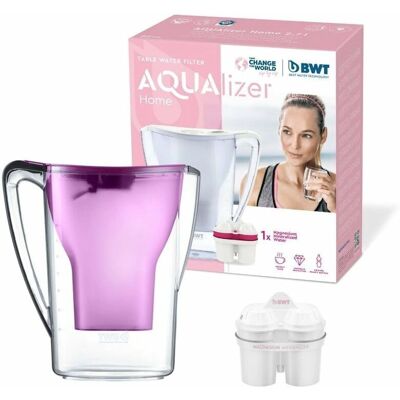 Jarra filtradora de agua BWT Violeta 2.7L con magnesio y indicador electrónico Jarra filtradora de agua BWT Violeta 2.7L con magnesio y indicador electrónico