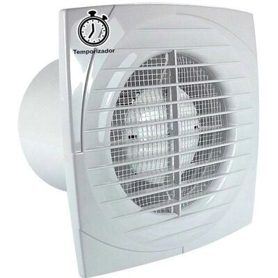 MundoFan - Extractor de baño baja silueta mu BP6/T con temporizador - Extractor de baño MundoFan - Extractor de baño baja silueta mu BP6/T con temporizador - Extractor de baño