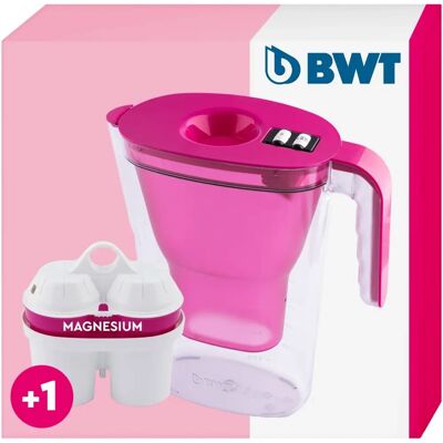 BWT Vida Rose 2,6L Carafe Filtrante - Filtre d'eau BWT Vida Rose 2,6L Carafe Filtrante - Filtre d'eau