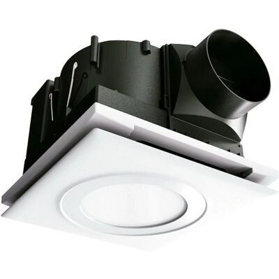 MUNDOFAN Extractor - APF-100 Ultrasilencioso - Blanco - Ventilador de techo MUNDOFAN Extractor - APF-100 Ultrasilencioso - Blanco - Ventilador de techo