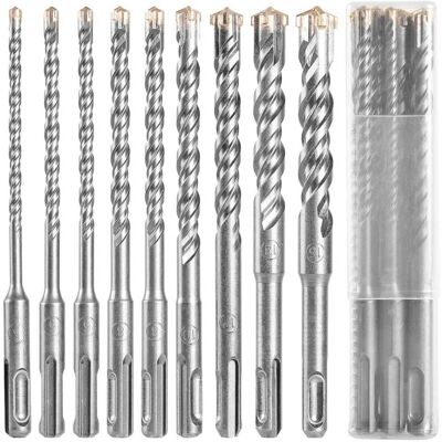 RNEMITERY - Punta SDS X-HEAD - 5-16 mm - juego de brocas RNEMITERY - Punta SDS X-HEAD - 5-16 mm - juego de brocas