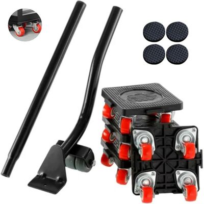 Readcly - MoveKit - 400kg - 4 Rodillos - Kit mover muebles Readcly - MoveKit - 400kg - 4 Rodillos - Kit mover muebles