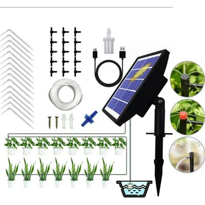 RNEMITERY - Solar 15m Drip - Automático - Irrigation Kit RNEMITERY - Solar 15m Drip - Automático - Irrigation Kit