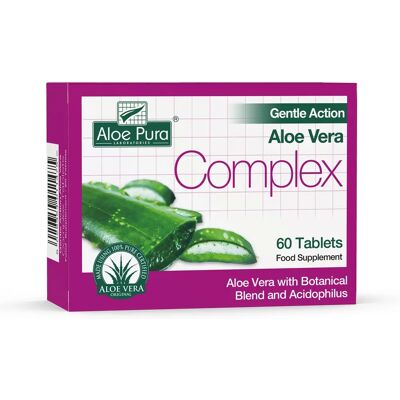 Aloe Pura - Gentle Action Aloe Vera Complex - 60 Tablets Aloe Pura - Gentle Action Aloe Vera Complex - 60 Tablets