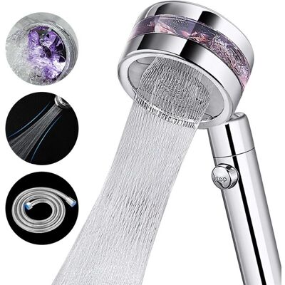 LANGRAY - Soffione doccia alta pressione - 2 tipi di getto - Interruttore on/off - Showerhead LANGRAY - Soffione doccia alta pressione - 2 tipi di getto - Interruttore on/off - Showerhead