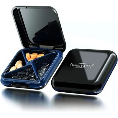 Pillerburk - Mini - 4 store rum - Pill case Pillerburk - Mini - 4 store rum - Pill case