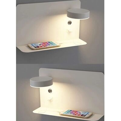 GOTRAYS - 12W Swivel - USB Recargable - Lámpara LED Interior GOTRAYS - 12W Swivel - USB Recargable - Lámpara LED Interior