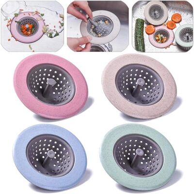 GOTRAYS Silicone Drain Filter Set - 4 filters - Kitchen & Bath - Drain plug GOTRAYS Silicone Drain Filter Set - 4 filters - Kitchen & Bath - Drain plug