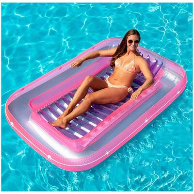 GOTRAYS - 180x120 cm PVC colchón inflable para piscina - 260 lb GOTRAYS - 180x120 cm PVC colchón inflable para piscina - 260 lb