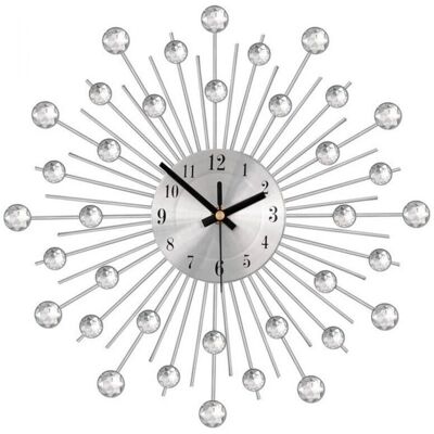 GOTRAYS - OrologioArgentoStrass - Silver finish - Wall clock GOTRAYS - OrologioArgentoStrass - Silver finish - Wall clock