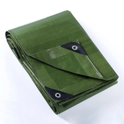 GOTRAYS - Telo protettivo impermeabile 2x2m verde 160g/m² - Tarpaulin GOTRAYS - Telo protettivo impermeabile 2x2m verde 160g/m² - Tarpaulin