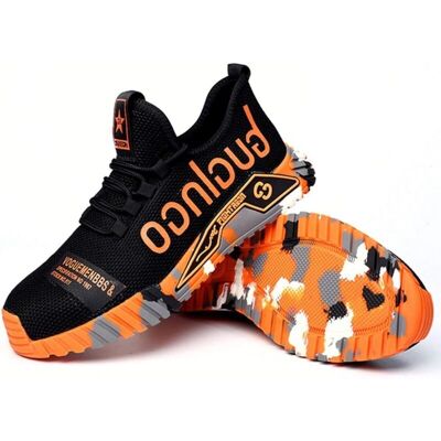 MINKUROW Zapatos de Seguridad con Punta de Acero - Protección contra Impactos MINKUROW Zapatos de Seguridad con Punta de Acero - Protección contra Impactos