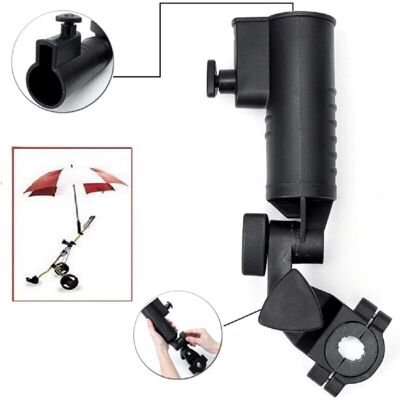 SERBIA - Golf Trolley V2 - universal umbrella holder - angle adjustable - spacer diameters 2.5/3.0/3.5 cm - Golf trolley SERBIA - Golf Trolley V2 - universal umbrella holder - angle adjustable - spacer diameters 2.5/3.0/3.5 cm - Golf trolley