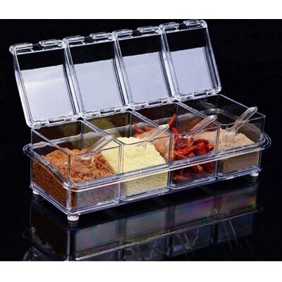 SERBIA - Trasparente - transparent - Spice jars set SERBIA - Trasparente - transparent - Spice jars set