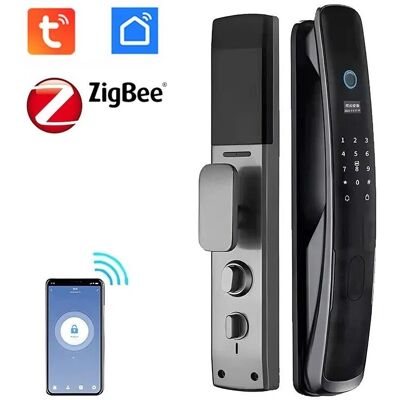 TUYA - Serratura Elettronica Smart Zigbee - Fingerprint - RFID - App Smart - Electronic lock - Publicité TUYA - Serratura Elettronica Smart Zigbee - Fingerprint - RFID - App Smart - Electronic lock - Publicité