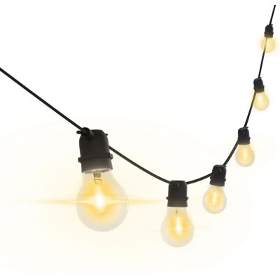 Luce da esterno Century - 5,16m, 10 lampade, bianco caldo Luce da esterno Century - 5,16m, 10 lampade, bianco caldo