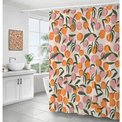 LINGHHANG - 180x180 - Peach - Shower curtain LINGHHANG - 180x180 - Peach - Shower curtain