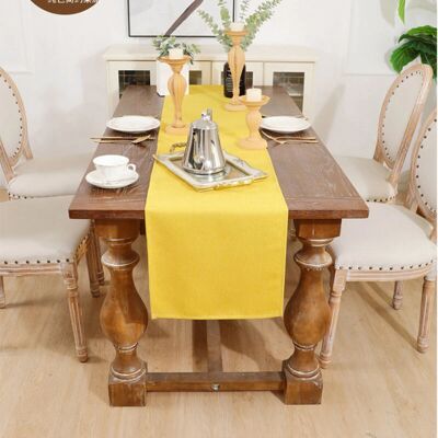 LINGHHANG - SpringYellow - 35.5 x 150 cm - Table Runner LINGHHANG - SpringYellow - 35.5 x 150 cm - Table Runner