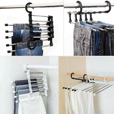 Sztxj Brand Model Trouser Hanger - Space Saving Organizer Sztxj Brand Model Trouser Hanger - Space Saving Organizer