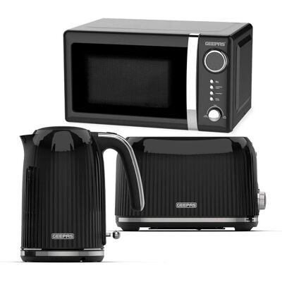 Geepas - Kettle - Toaster - MicrowaveSet - Kitchen Appliance Geepas - Kettle - Toaster - MicrowaveSet - Kitchen Appliance
