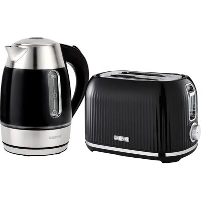 Geepas 1.7l Electric Kettle & Toaster Combo Set - Kitchen Appliance Geepas 1.7l Electric Kettle & Toaster Combo Set - Kitchen Appliance