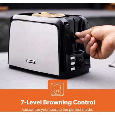 Geepas - 2 Slice Toaster & 1.7L Kettle - Illuminating - Set - Kitchen appliance set Geepas - 2 Slice Toaster & 1.7L Kettle - Illuminating - Set - Kitchen appliance set