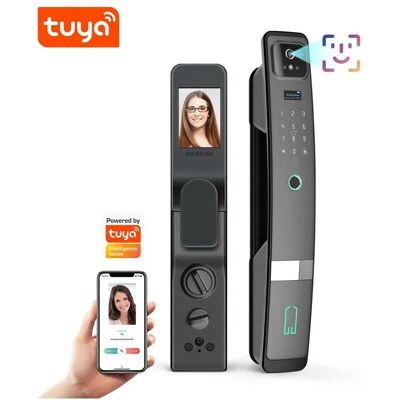 TUYA - Serratura Smart Wifi 6 in 1 con Riconoscimiento Facial 3D - Lock - Publicité TUYA - Serratura Smart Wifi 6 in 1 con Riconoscimiento Facial 3D - Lock - Publicité