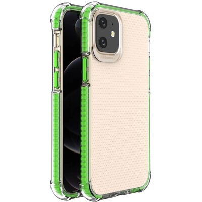 Custodia Hurtel Spring Armor per iPhone 12 Mini Verde Antiurto Custodia Hurtel Spring Armor per iPhone 12 Mini Verde Antiurto
