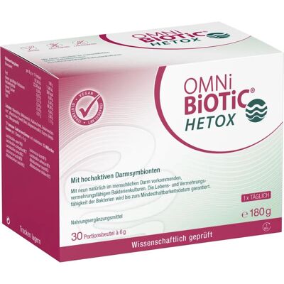 Omni BiOTiC Hetox Probiotisches Pulver - Unterstützt Leber & Darm Omni BiOTiC Hetox Probiotisches Pulver - Unterstützt Leber & Darm