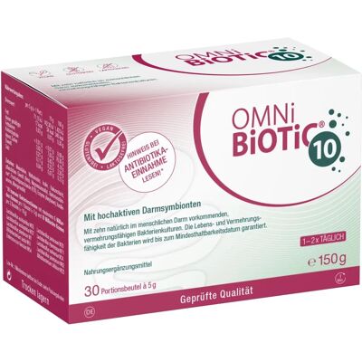 Omni Biotic 10 Nahrungsergänzungsmittel bei Antibiotika Omni Biotic 10 Nahrungsergänzungsmittel bei Antibiotika