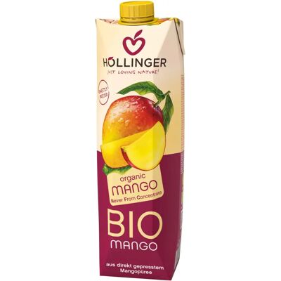 Hollinger Bio Mangosaft - Fruchtgehalt 35% - Pasteurisiert Hollinger Bio Mangosaft - Fruchtgehalt 35% - Pasteurisiert