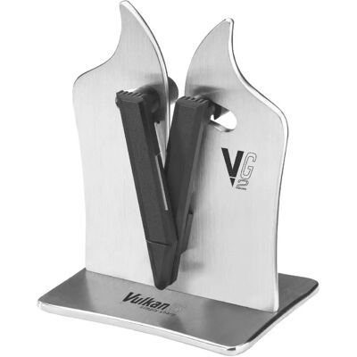 Vulkanus VG2 knivsliper - Rustfritt stål, justerbar & oppvaskmaskinsikker Vulkanus VG2 knivsliper - Rustfritt stål, justerbar & oppvaskmaskinsikker