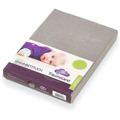 Traumeland Baby Cotton Jersey Fitted Sheet - 40x90cm Traumeland Baby Cotton Jersey Fitted Sheet - 40x90cm