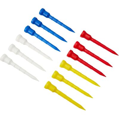 Masters Lignum Golf Tee 82mm - Blandede Farger - Holdbar & Miljøvennlig Masters Lignum Golf Tee 82mm - Blandede Farger - Holdbar & Miljøvennlig