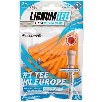 Tee de golf en plastique orange Lignum - 72mm, 12 pièces - Accessoires de golf - Publicité Tee de golf en plastique orange Lignum - 72mm, 12 pièces - Accessoires de golf - Publicité