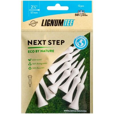 Tee de golf blancs Lignum - Step Ecoline - 12 pcs Tee de golf blancs Lignum - Step Ecoline - 12 pcs