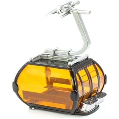 Jaegerndorfer - Cabina Omega Nero/Arancio - Funivia - Scala 1:32 Jaegerndorfer - Cabina Omega Nero/Arancio - Funivia - Scala 1:32
