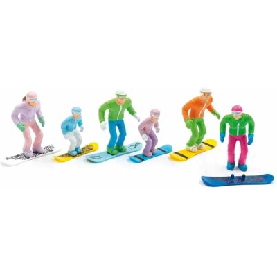 Snowboarder Jaegerndorfer - 6 Personaggi per Villaggi Natalizi Snowboarder Jaegerndorfer - 6 Personaggi per Villaggi Natalizi
