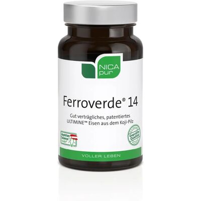 NICApur Ferroverde 14 - Veganes Eisenpräparat mit Vitamin C in Österreich NICApur Ferroverde 14 - Veganes Eisenpräparat mit Vitamin C in Österreich
