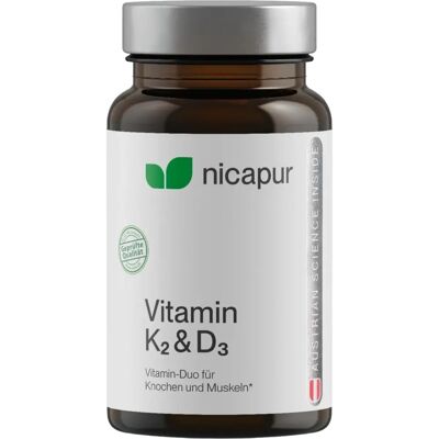 NICApur Vitamin K2 & D3 Kapseln - Vitamine und Mineralstoffe NICApur Vitamin K2 & D3 Kapseln - Vitamine und Mineralstoffe