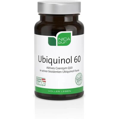 NICApur Ubiquinol 60 Kapseln - Nahrungsergänzung NICApur Ubiquinol 60 Kapseln - Nahrungsergänzung