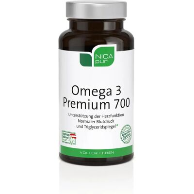 NICApur Omega-3 Premium 700 Kapseln - Fischöl NICApur Omega-3 Premium 700 Kapseln - Fischöl