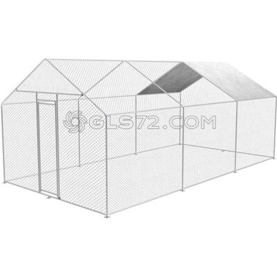 Pollaio Zipper - Acciaio zincato, 3x6x2.5m - Recinto per polli Pollaio Zipper - Acciaio zincato, 3x6x2.5m - Recinto per polli