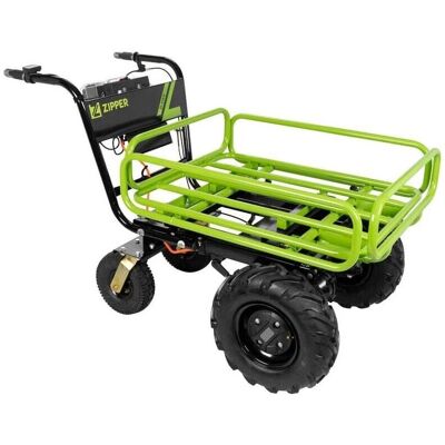ZIPPER Motorische Schubkarre - Lithium 40V/6Ah - Max 300kg - Für Garten & Bau ZIPPER Motorische Schubkarre - Lithium 40V/6Ah - Max 300kg - Für Garten & Bau